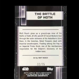 2021 Star Wars Chrome Galaxy 60 The Battle of Hoth Prism /75