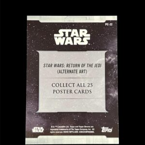 2019 Chrome Legacy Green Poster Return of the Jedi PC-22