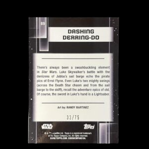 2021 Star Wars Chrome Galaxy 89 Dashing Derring-Do /75