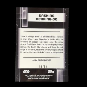 2021 Star Wars Chrome Galaxy 89 Dashing Derring-Do /99