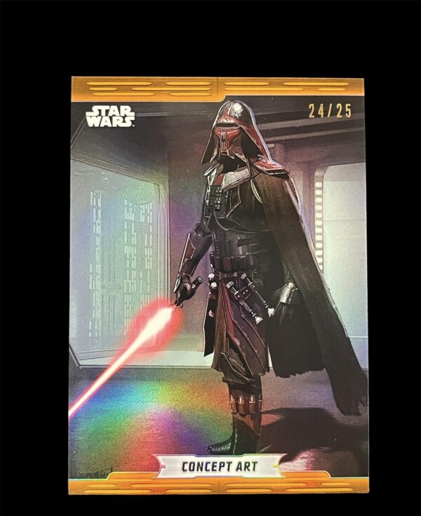 2019 Chrome Legacy Orange Concept Art CA-16 Kylo Ren