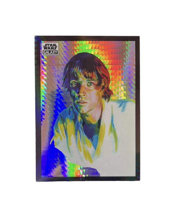 2022 Topps Star Wars Chrome Galaxy 1 Luke Skywalker Prism Refractor /75