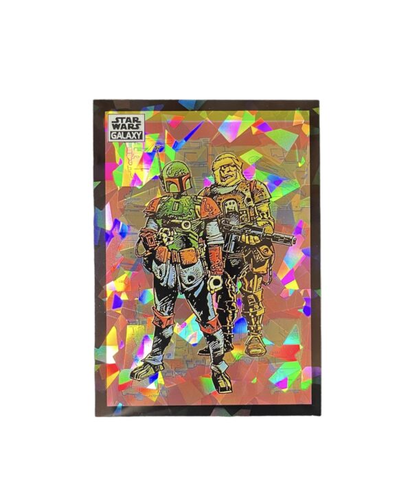2022 Topps Star Wars Chrome Galaxy 23 Bounty Hunters Atomic Refractor /150