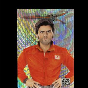2021 Star Wars Chrome Galaxy 95 Commander Poe Dameron /99