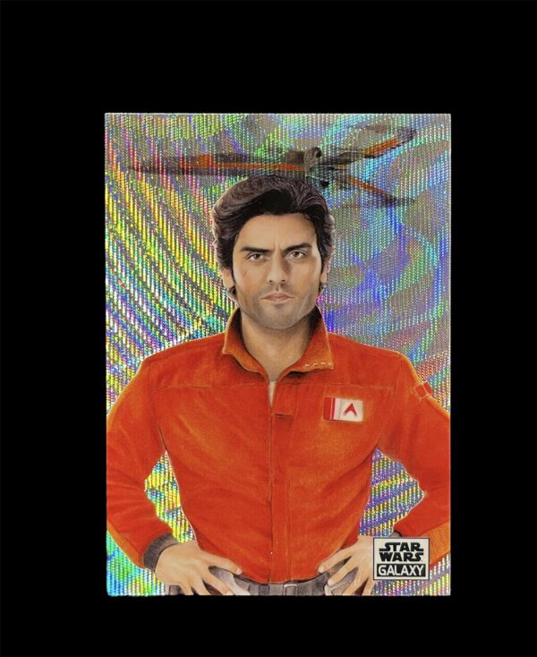 2021 Star Wars Chrome Galaxy 95 Commander Poe Dameron /99