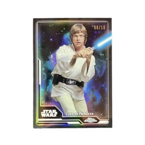 2021 Topps Star Wars Chrome Legacy Wielders of the Lightsaber WL-1 Luke Skywalker Black Refractor /10