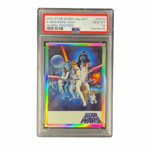 2021 Topps Star Wars Galaxy GP20 A New Hope-USA Global Posters PSA 10