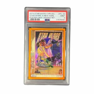 2019 Topps Chrome Star Wars Legacy PC-20 A New Hope Poster Orange Refractor /25 PSA 9