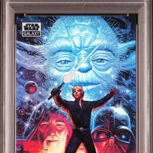 2021 Topps Chrome Star Wars Galaxy 29 The Four Jedi Refractor PSA 10 Luke Skywalker, Yoda, Darth Vader, Obi-Wan Kenobi