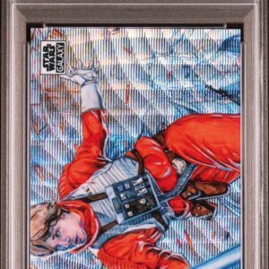 2021 Topps Chrome Star Wars Galaxy 58 Luke’s Ground Assault Wave Refractor /99 PSA 10 Luke Skywalker