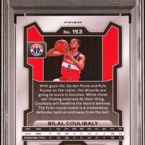 2023 Prizm Basketball Bilal Coulibaly Silver Prizm PSA 10