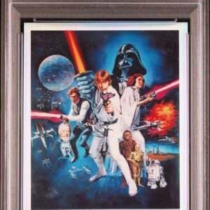 2021 Topps Star Wars Galaxy GP20 A New Hope-USA Global Posters PSA 10