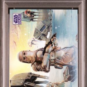 2021 Topps Chrome Star Wars Galaxy 43 The Empire On Hoth Purple Refractor /25 PSA 10 Snowtrooper