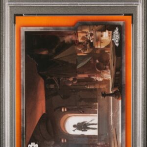 2021 Topps Chrome Star Wars Legacy Mandalorian Concept Art MCA1 Orange Refractor /25 PSA 10