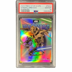 2023 Topps Finest Star Wars Finest Warriors FW21 General Grievous PSA 10