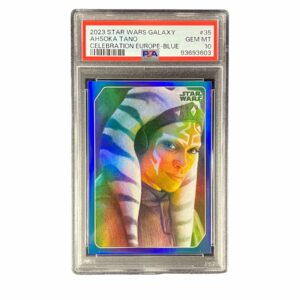 2023 Star Wars Galaxy Celebration Europe 35 Ahsoka Tano Blue /99 PSA 10