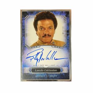 2016 Topps Star Wars Masterwork Billy Dee Williams Lando Calrissian Silver Frame Auto /10