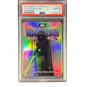 2023 Topps Finest Star Wars Finest Warriors FW3 Luke Skywalker PSA 10