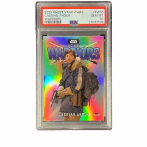2023 Topps Finest Star Wars Finest Warriors FW10 Cassian Andor PSA 10