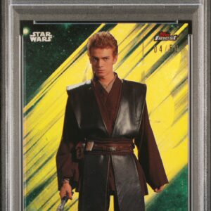 2018 Finest Star Wars 7 Anakin Skywalker Gold Refractor /50 PSA 10