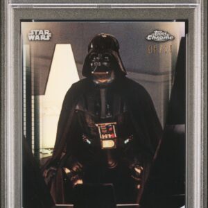 2019 Topps Star Wars Chrome Legacy 105 Darth Vader’s Chamber Black Refractor /10 PSA 10